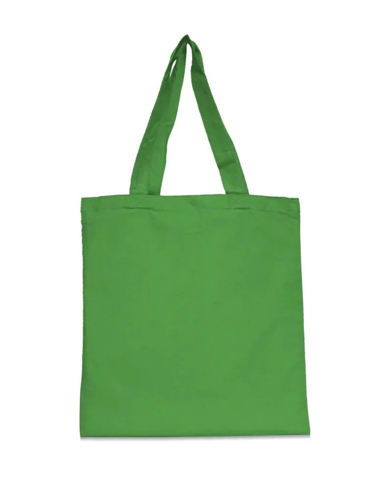 Cotton Tote Factory Producing Green Color Tote bas,