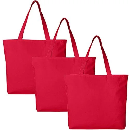 cotton tote bag in heavy weight and solid color - Cotton Tote Factory
