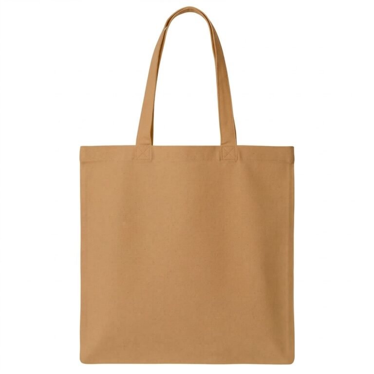 1 SAND STONE PLAIN COTTON TOTE BAG - COTTON TOTE FACTORY