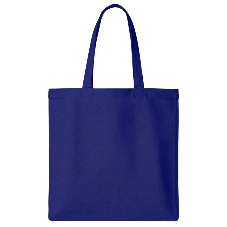 ROYAL BLUE PLAIN COTTON TOTE BAG - COTTON TOTE FACTORY