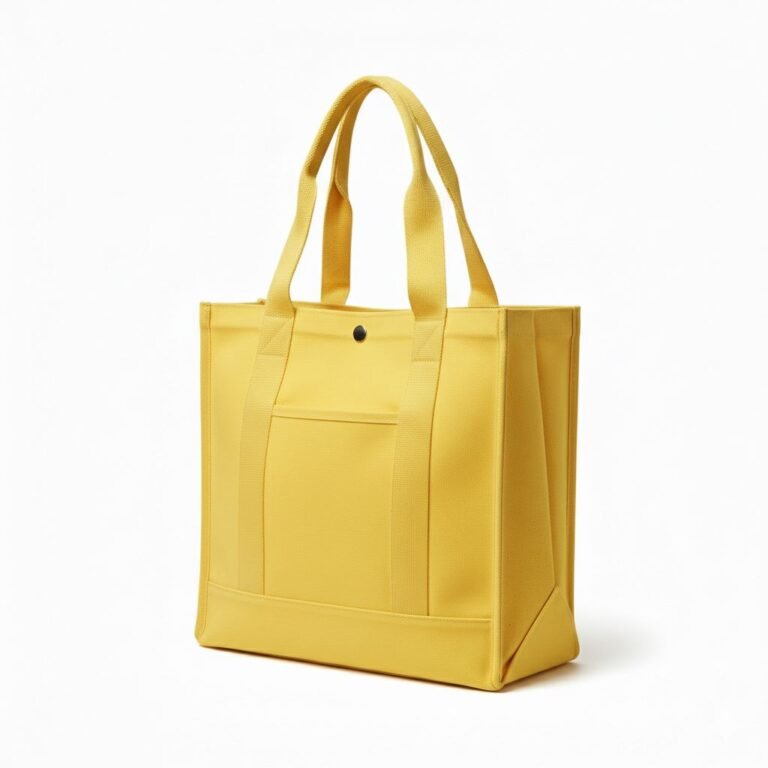 heavy duty yellow canvas cotton tote bag - Cotton tote factory