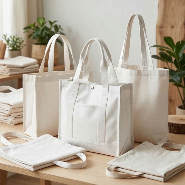 off white color custom size and style canvas tote bags - cotton tote factory