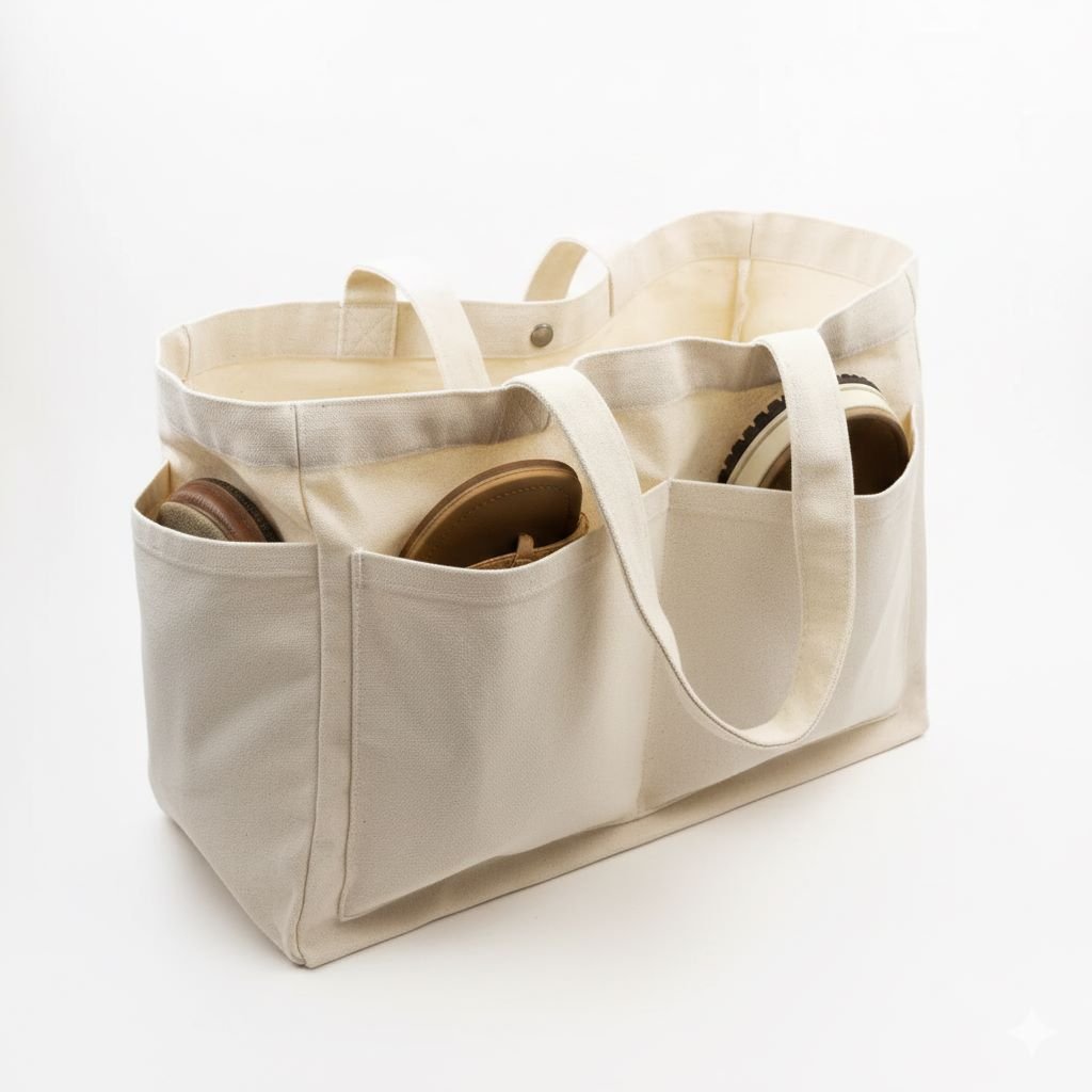 Natural Canvas Cotton Tote Bag for Shoes Cotton Tote Factory | Cotton Tote Factory