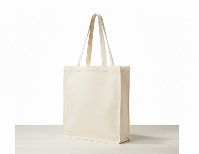 natural canvas tote bag with side gazette - Cotton Tot Factory