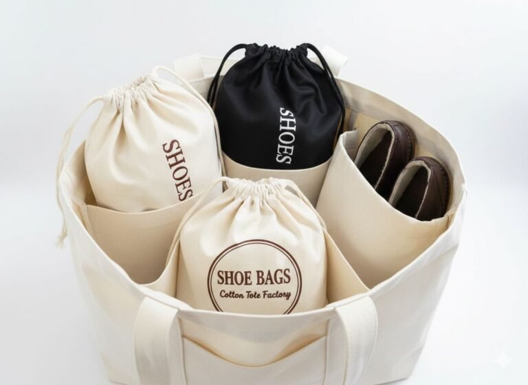 shoe bag - cotton tote factory