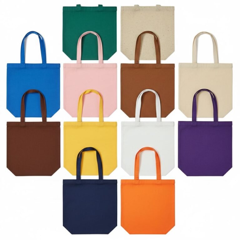 140gsm cotton tote bag with bottom mix colors - cotton tote factory