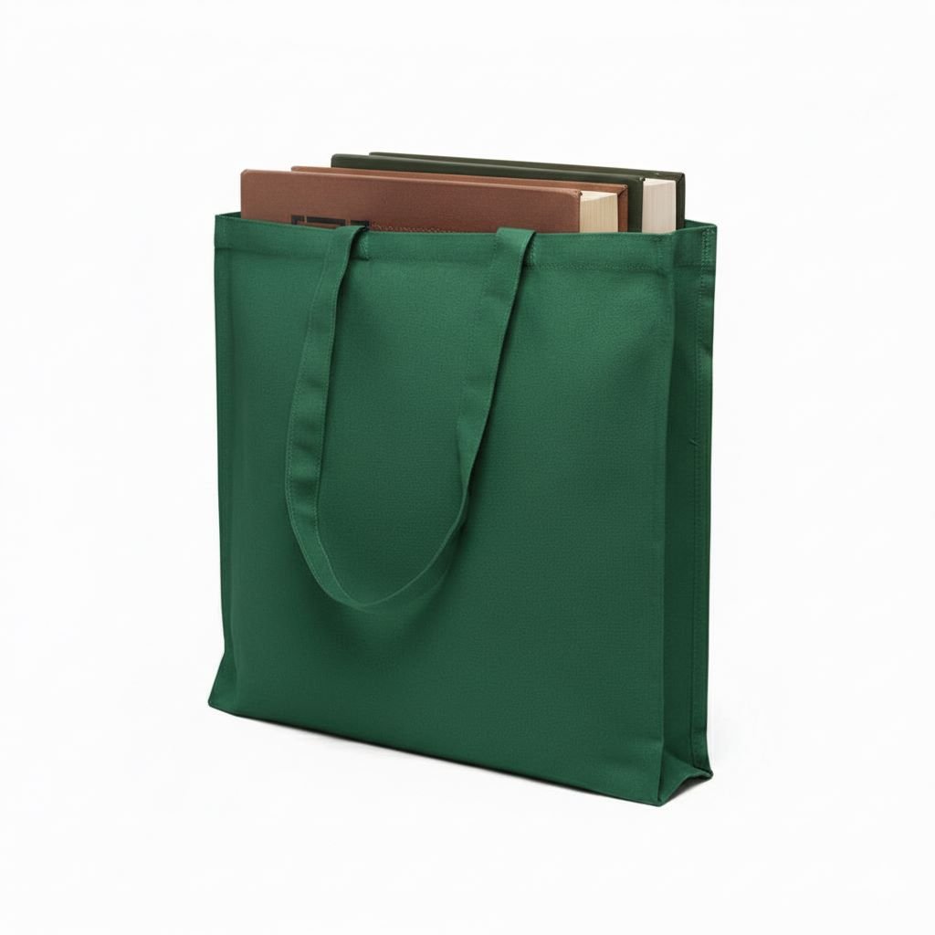 240gsm 3 side canvas tote bag gazette for books use - cotton tote factory