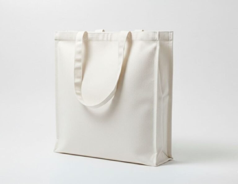 240gsm 3 side canvas tote bag gazette off white color - cotton tote factory