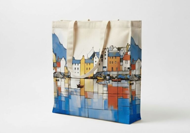 240gsm 3 side gazette digital printed - cotton tote factory