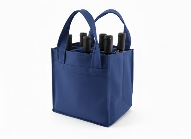 350gsm Wine Cotton Bag Royal Blue Color - Cotton Tote Factory