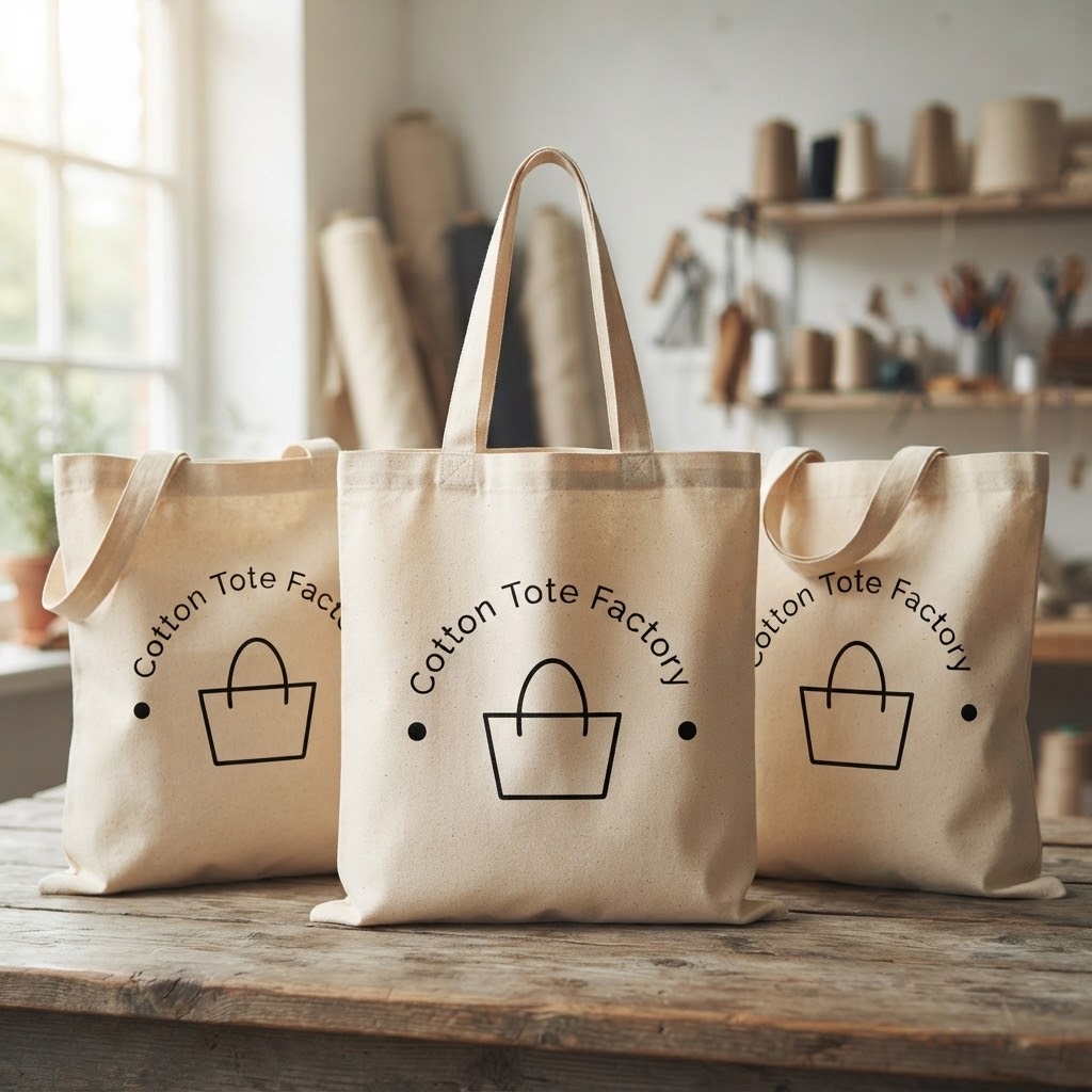 cotton bags with logo print