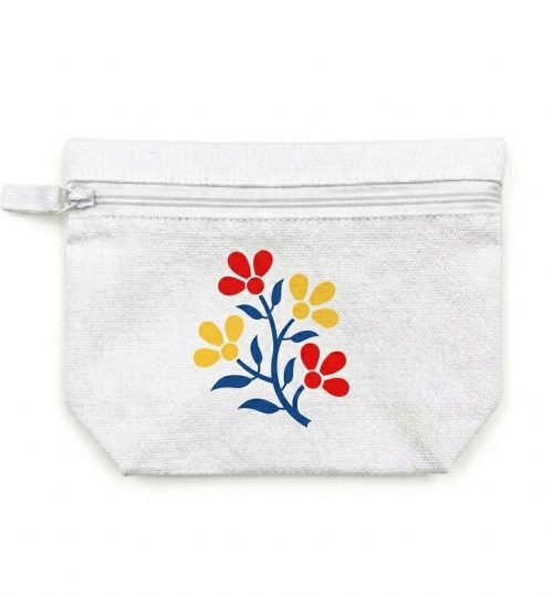 1- screen printed cotton pouch - cotton tote factory