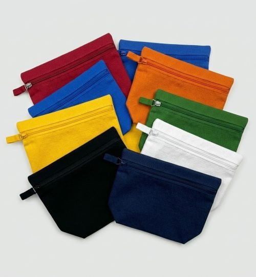 14- bunch of cotton pouch with bottom gusset - cotton tote factory