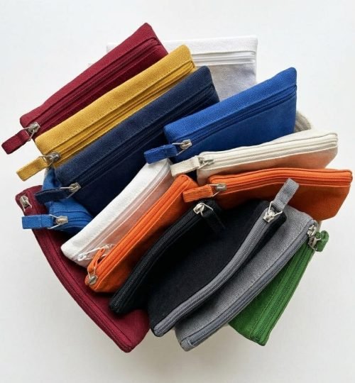 17- bunch of cotton pouch with bottom gusset - cotton tote factory