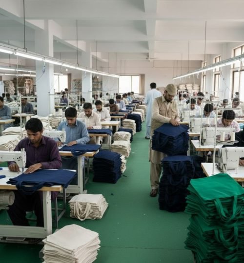 200 gsm cotton tote bag with bottom production - COTTON TOTE FACTORY