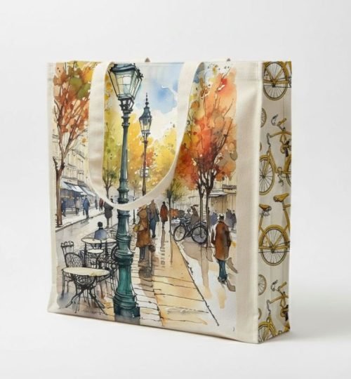 240gsm 3 side gazette digital printed 3 - cotton tote factory