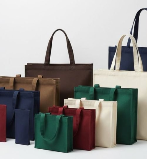 3 side gazette canvas cotton tote bags 240gsm - cotton tote factory