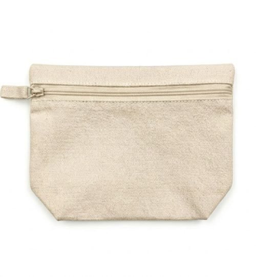 8-natural cotton pouch with bottom gusset - cotton tote factory