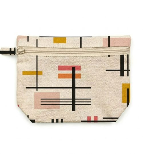 8- screen printed cotton pouch - cotton tote factory