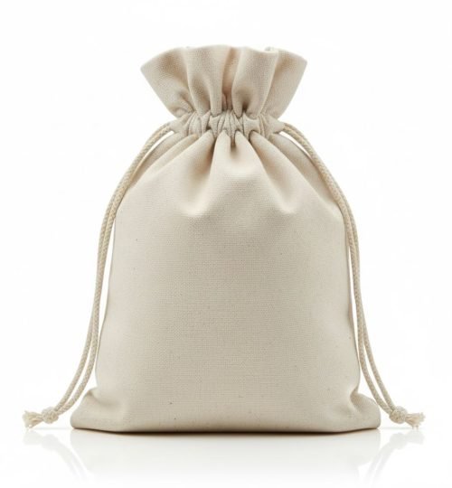 DRAWSTRING BAG IN NATURALCOLOR - COTTON TOTE FACTORY