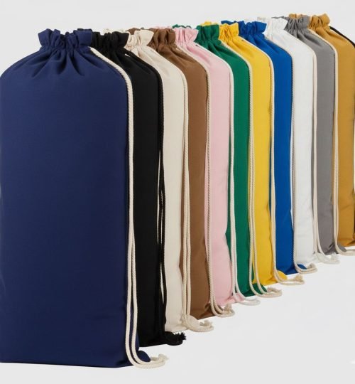 LAUNDRY DRAWSTRING COLOR BAGS - COTTON TOTE FACTORY