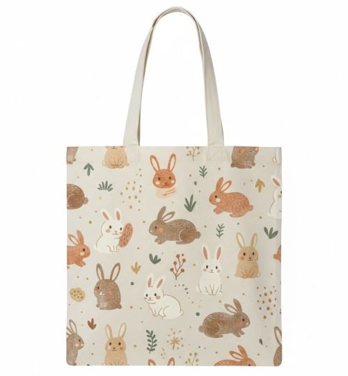 Plain cotton tote bags with colors screen printing - Cotton Tote Factory