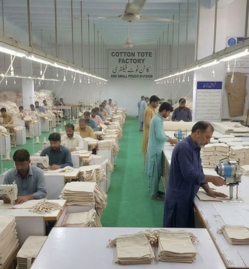 cotton drawstring bags production - cotton tote factory