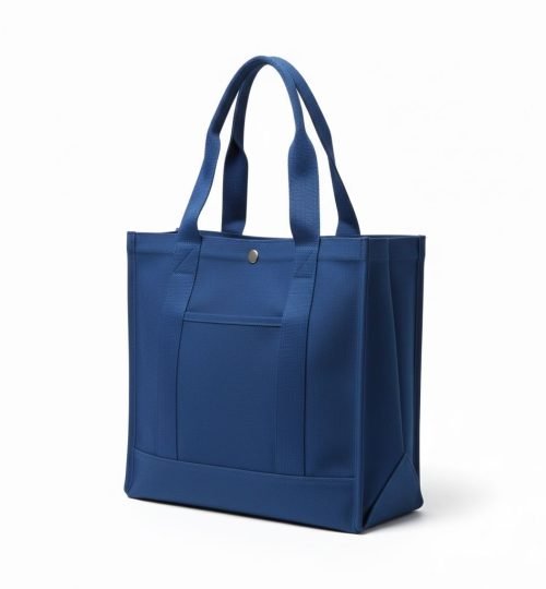heavy duty blue canvas cotton tote bag - Cotton tote factory