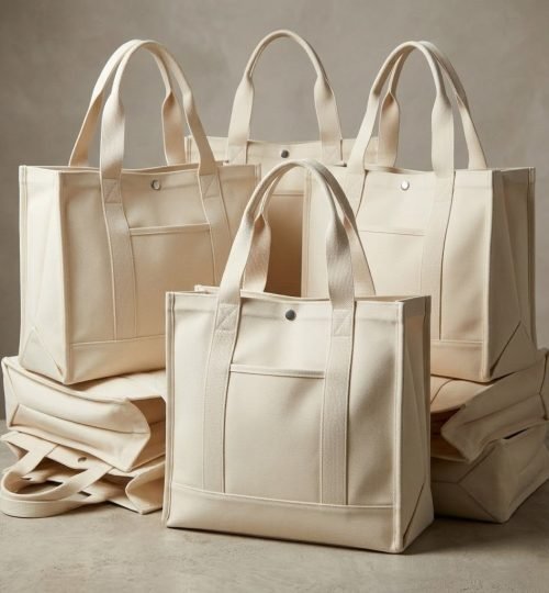 heavy duty natural canvas cotton tote bags collection - cotton tote factory