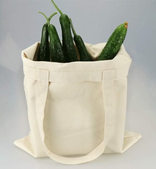 Organic Cotton Tote bag in Natural